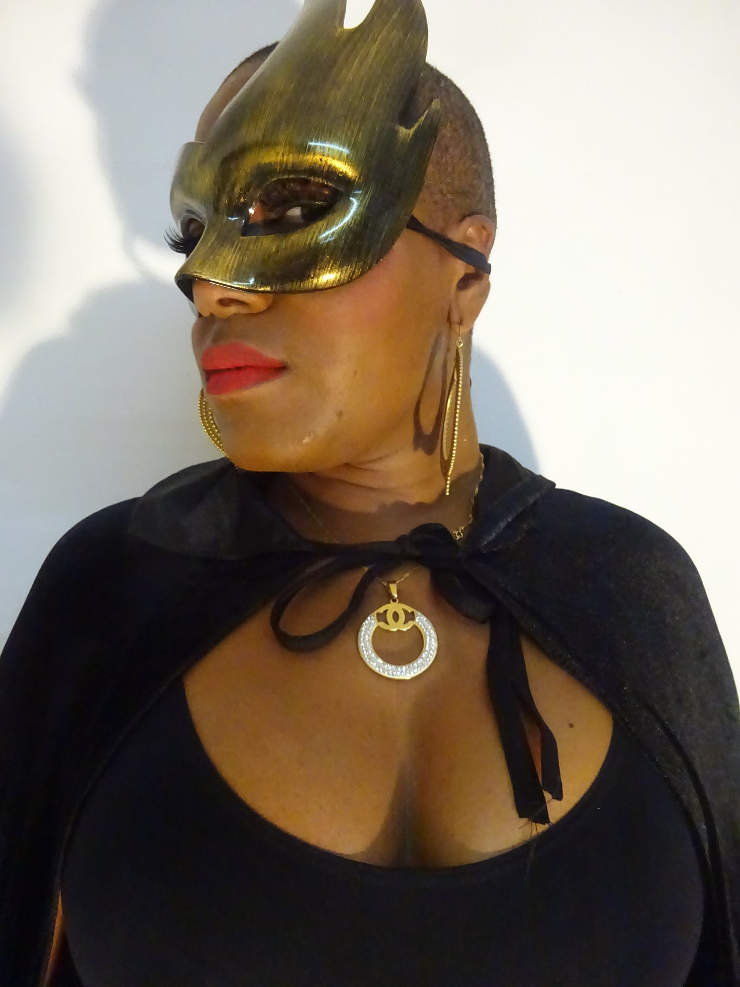 Two His and Hers Extravagant Fancy Dress Masquerade Masks Gold And Purple