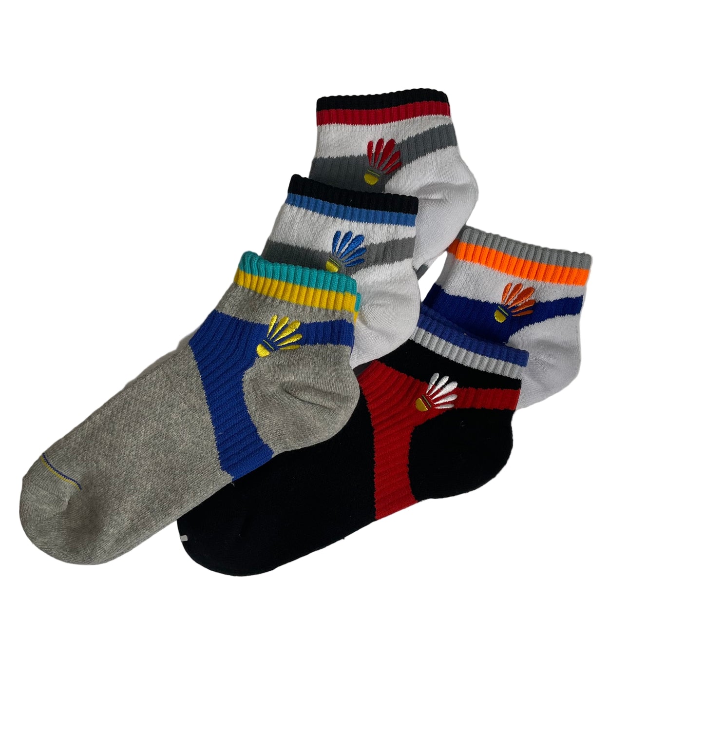 Multipack Badminton Crew Socks