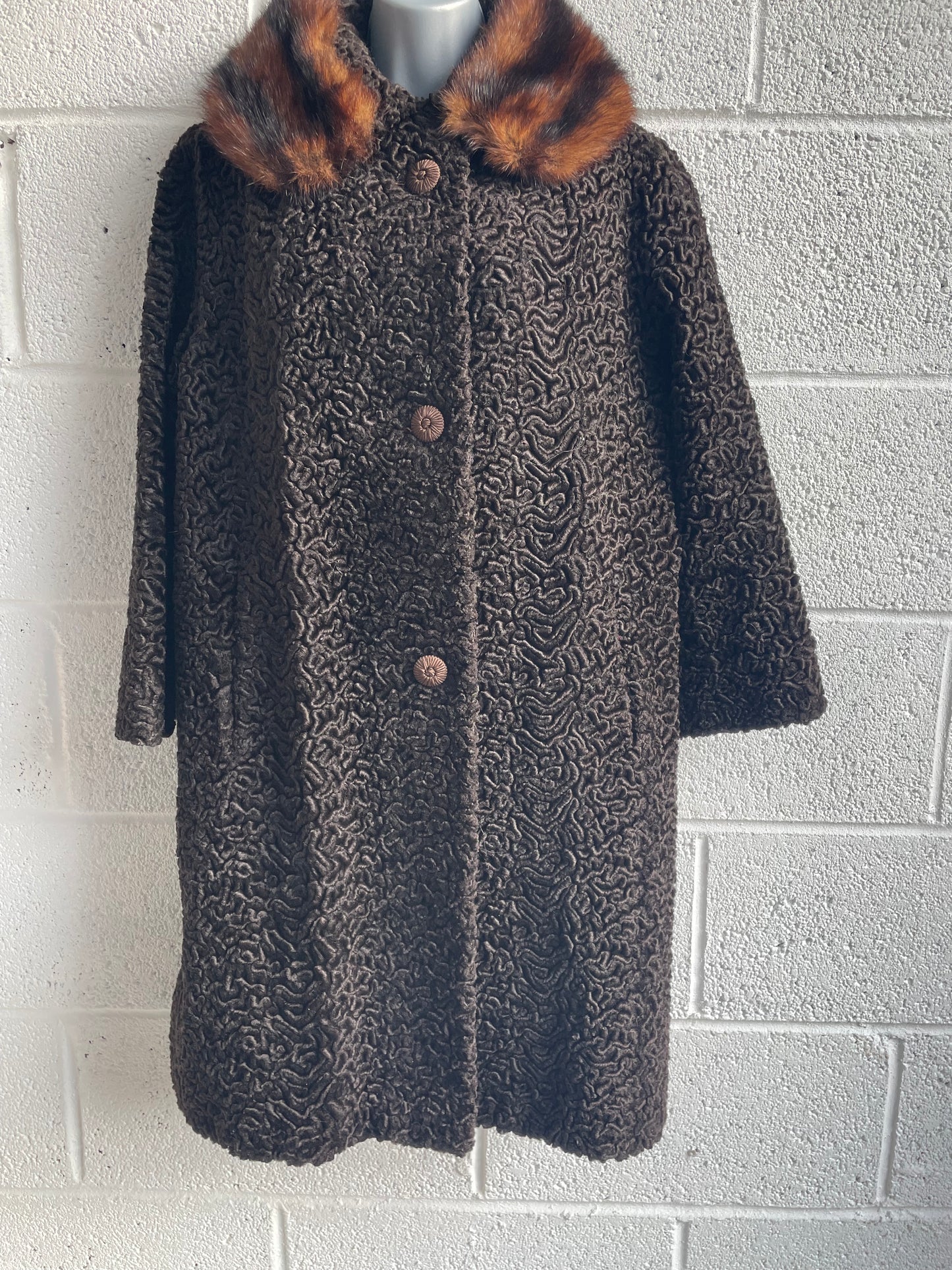 Astra Fur 1950s Vintage Coat
