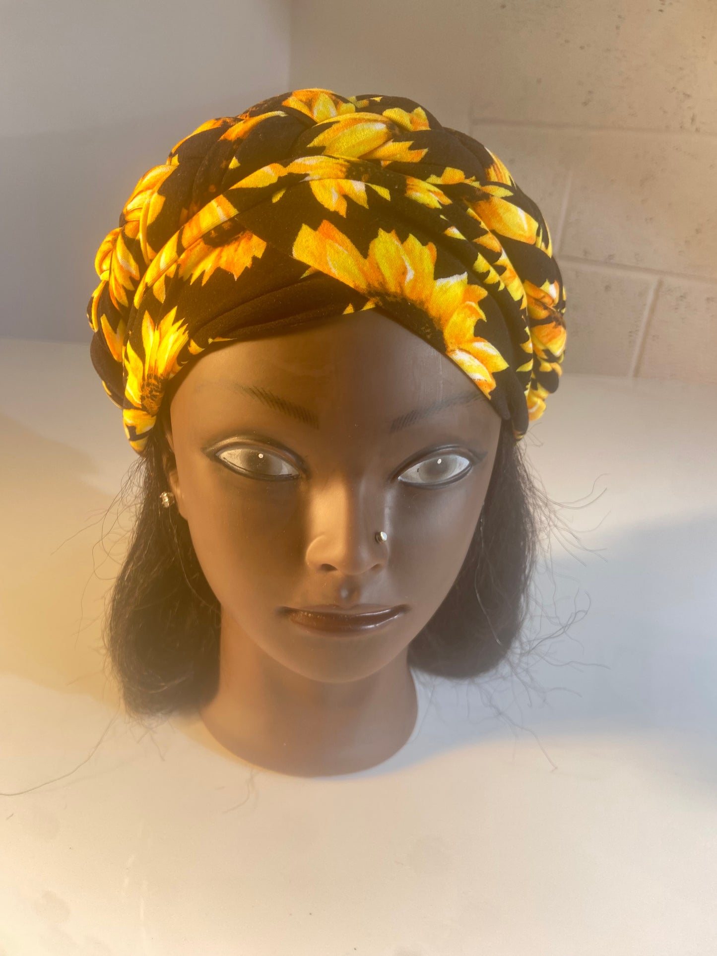 Sunflower Summer Dress With Turban