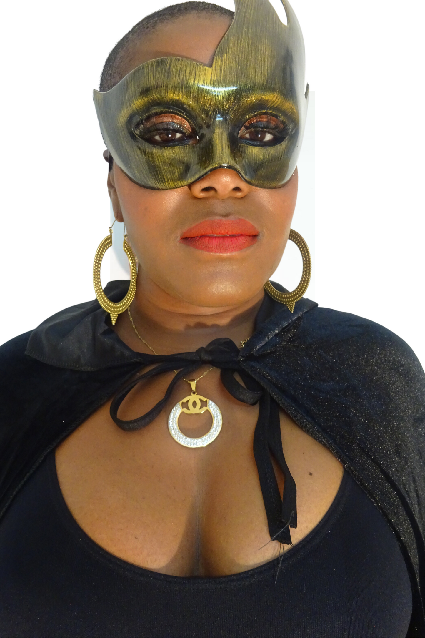 Two His and Hers Extravagant Fancy Dress Masquerade Masks Gold And Purple