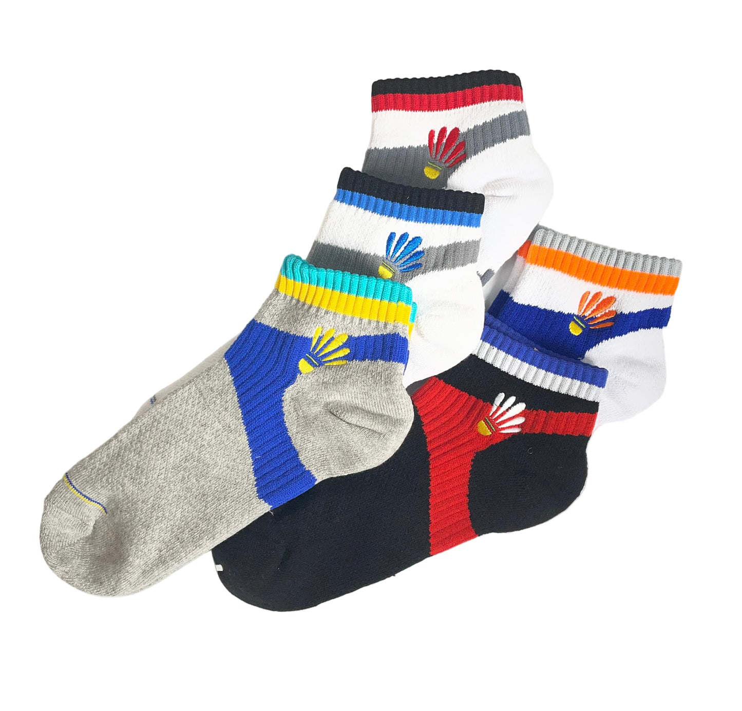 Multipack Badminton Crew Socks
