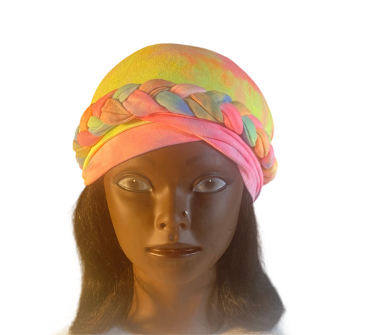 Bohemian Tie Die Headwear Turban