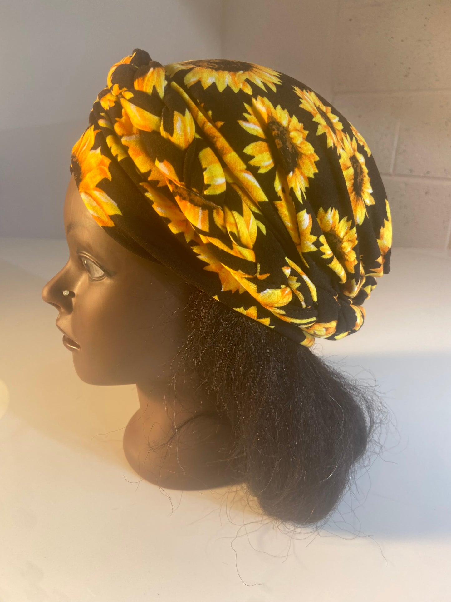 Sunflower Summer Dress With Turban