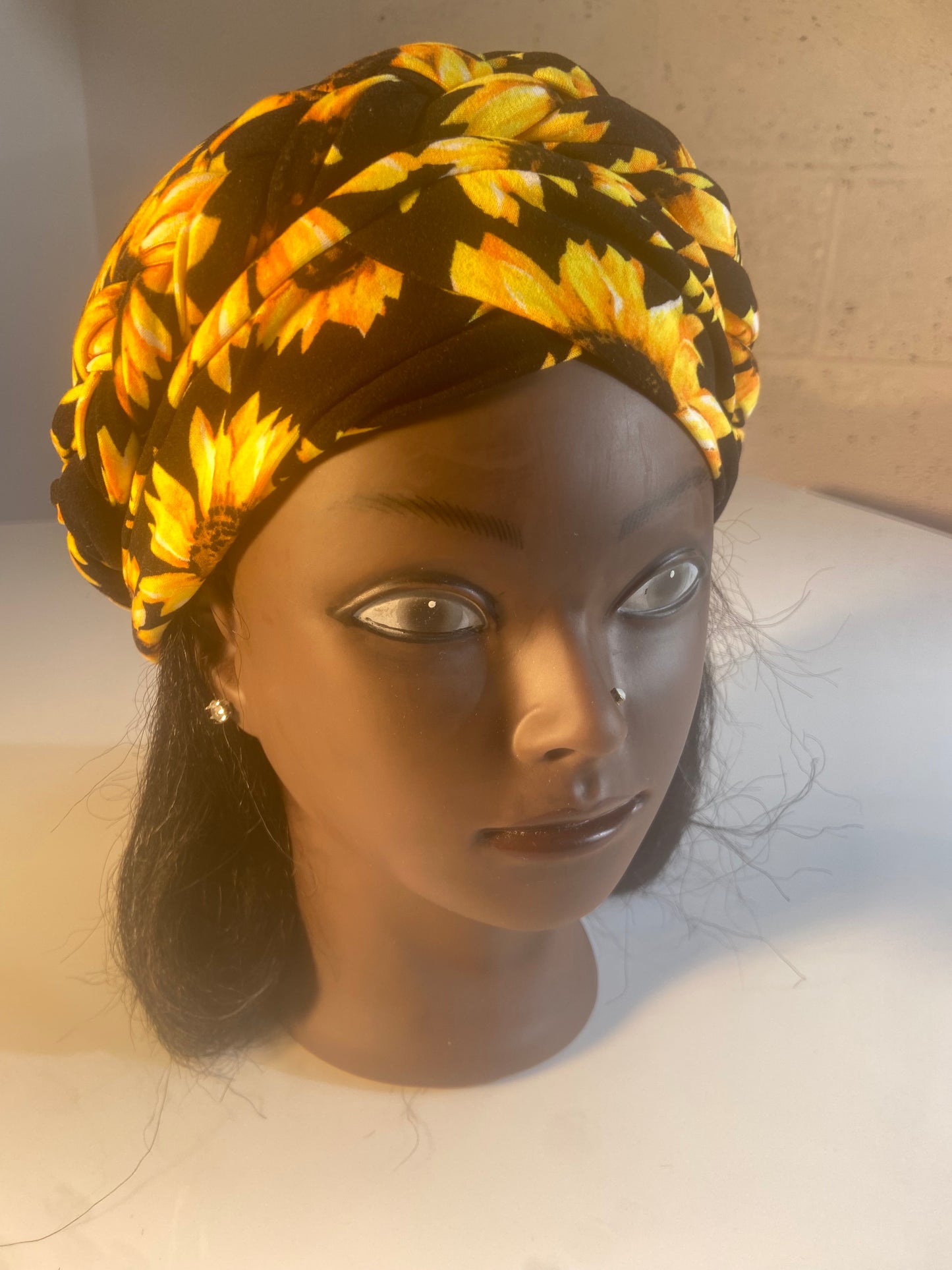 Sunflower Summer Dress With Turban