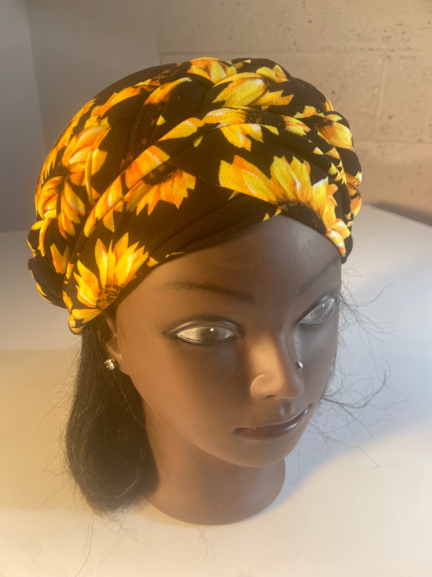 Sunflower Summer Dress With Turban