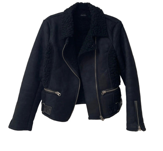 Black jacket Shearing collar TopShop 