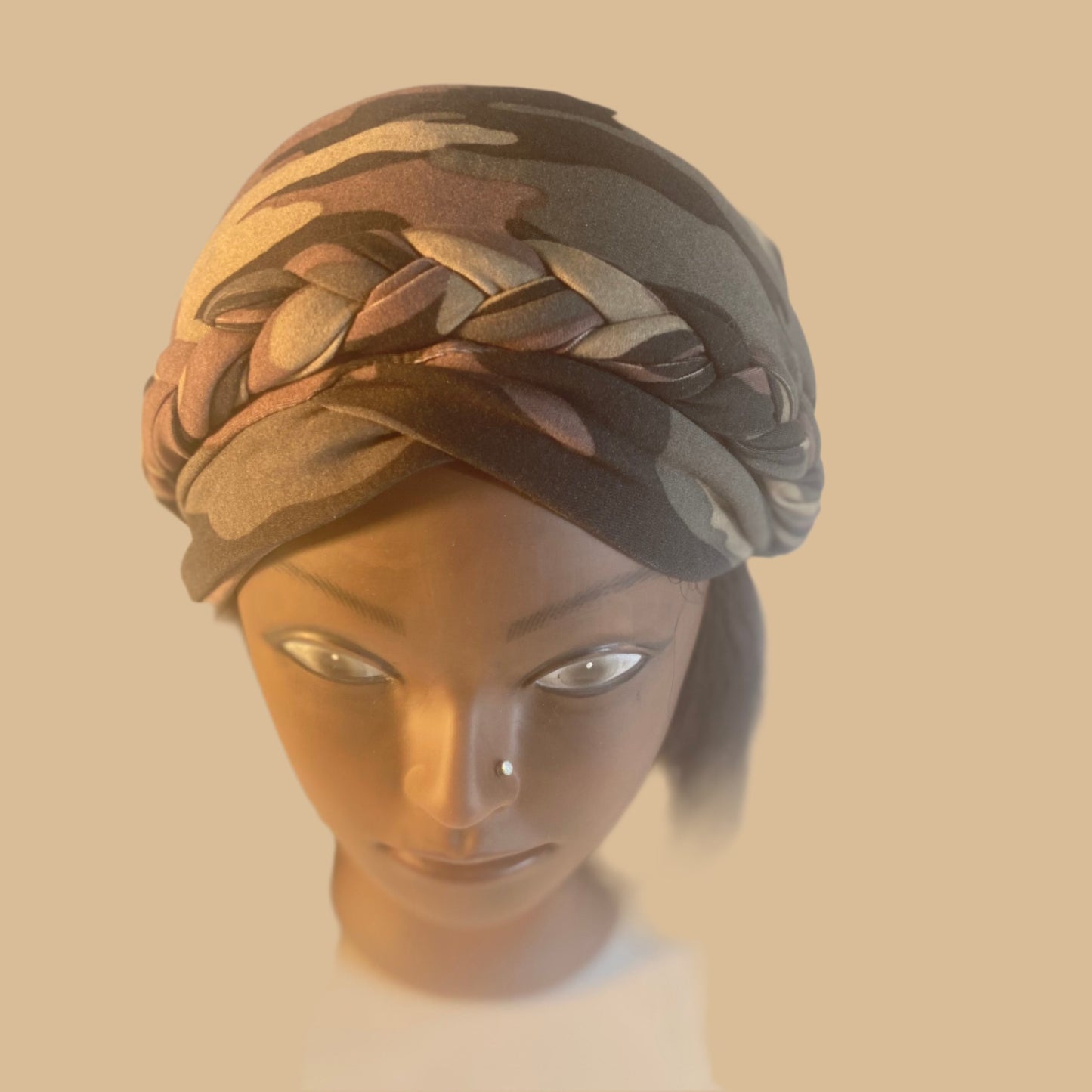 Camouflage army headwear turban 