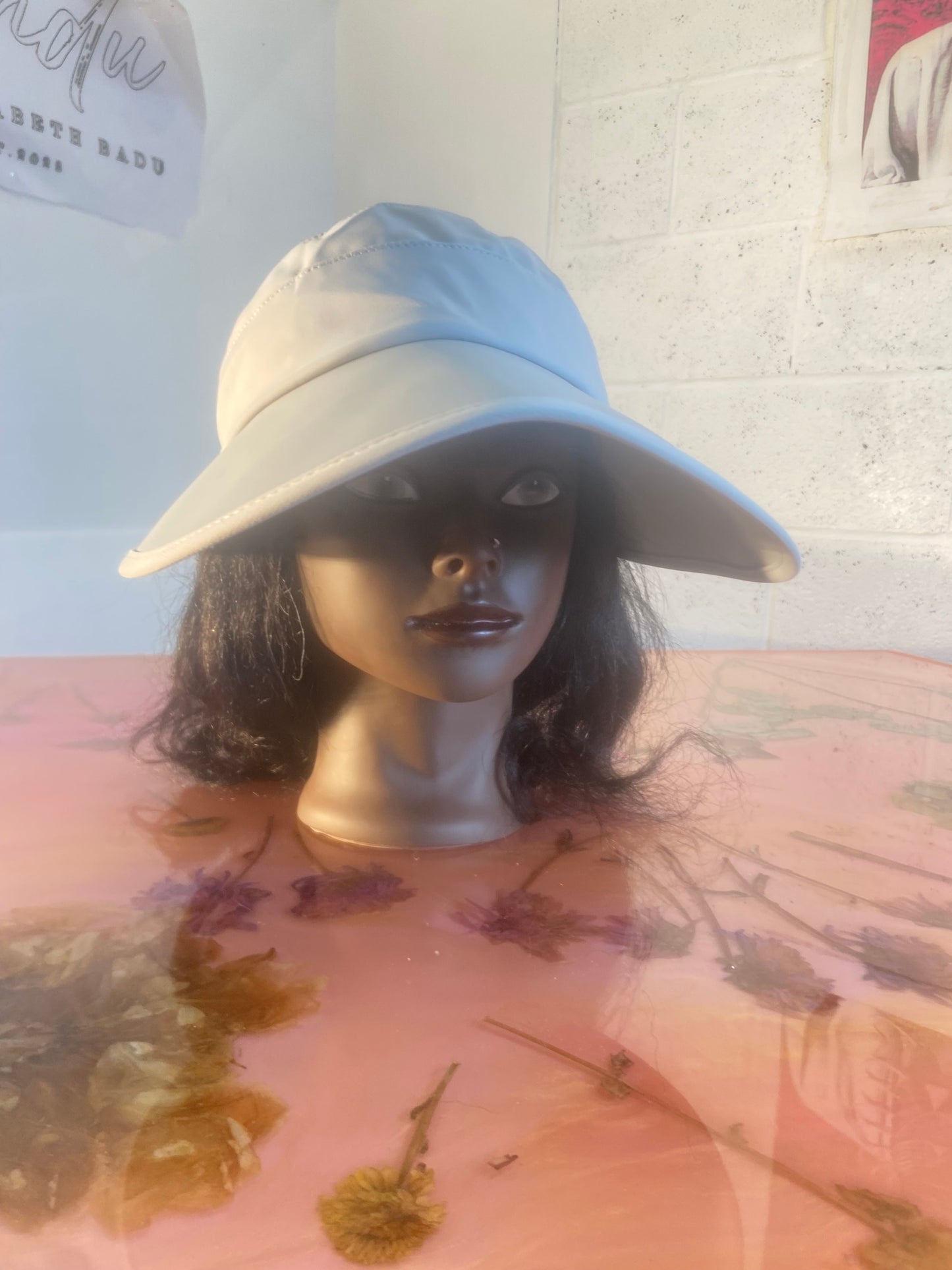 Summer Visor Hat 1980s Style