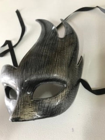 Two His and Hers Extravagant Fancy Dress Masquerade Masks Silver And Purple