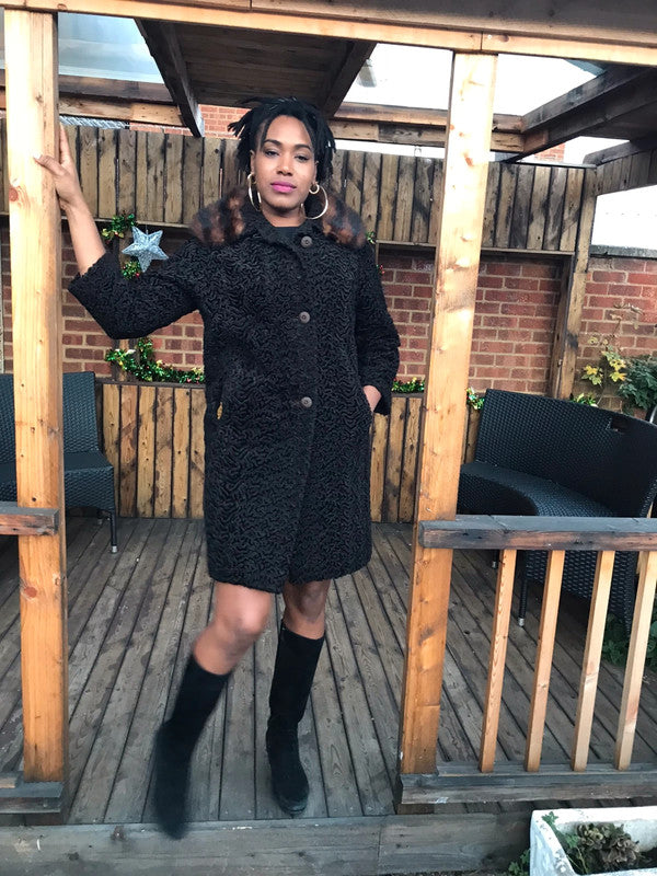 Astra Fur 1950s Vintage Coat