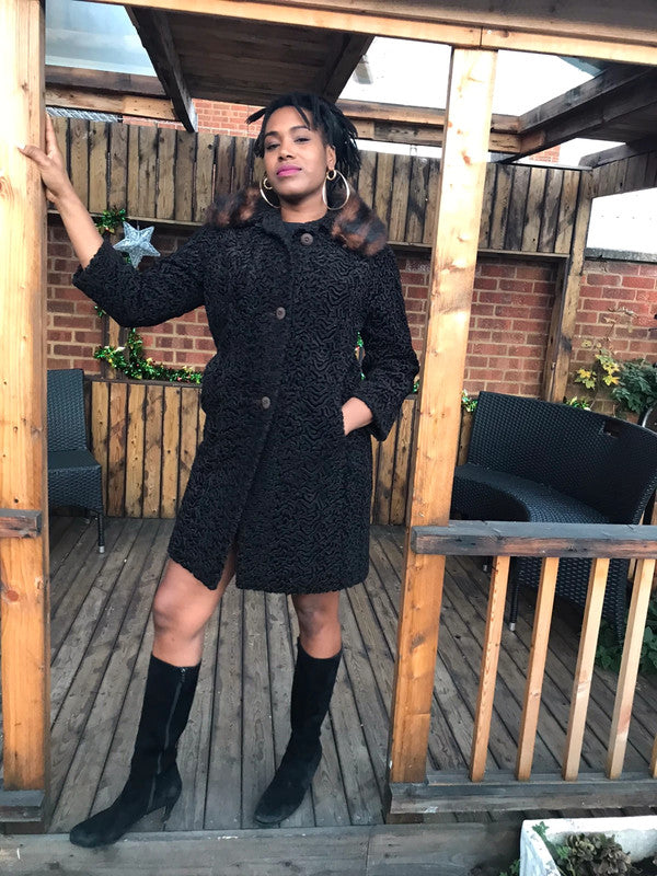 Astra Fur 1950s Vintage Coat
